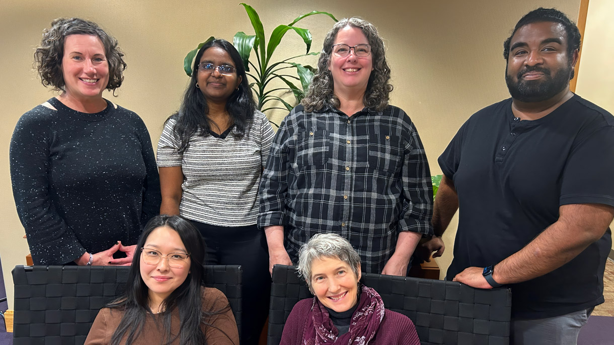 The CCOHVS Team Members gather and smile