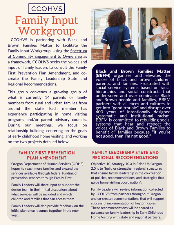 Family Input Workgroup